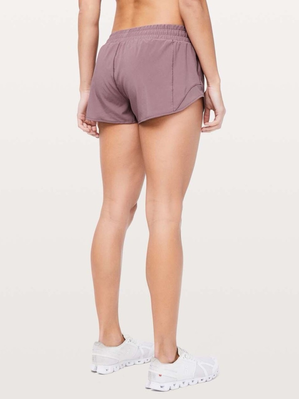 Lululemon Mauve/Purple low rise hotty hot shorts 2.5 inch